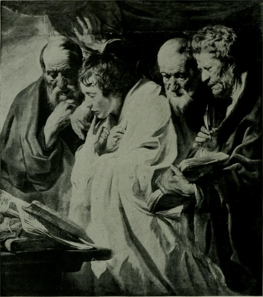 An illustration from The University Prints. Student series D. Art of the Netherlands and Germany; five hundred reproductions illustrating the Flemish, Dutch, and German schools of painting, from the early fifteenth to the eighteenth century; German sculpture from the eleventh to the seventeenth century, 1907, leaf 161