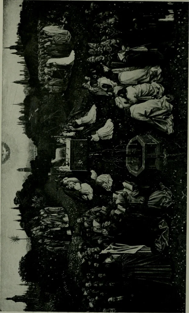 An illustration from The University Prints. Student series D. Art of the Netherlands and Germany; five hundred reproductions illustrating the Flemish, Dutch, and German schools of painting, from the early fifteenth to the eighteenth century; German sculpture from the eleventh to the seventeenth century, 1907, leaf 17