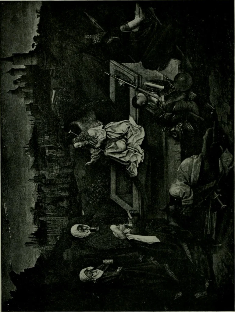 An illustration from The University Prints. Student series D. Art of the Netherlands and Germany; five hundred reproductions illustrating the Flemish, Dutch, and German schools of painting, from the early fifteenth to the eighteenth century; German sculpture from the eleventh to the seventeenth century, 1907, leaf 21