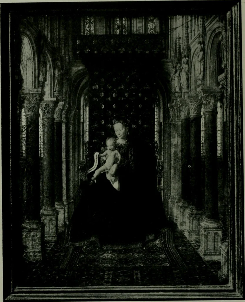 An illustration from The University Prints. Student series D. Art of the Netherlands and Germany; five hundred reproductions illustrating the Flemish, Dutch, and German schools of painting, from the early fifteenth to the eighteenth century; German sculpture from the eleventh to the seventeenth century, 1907, leaf 25