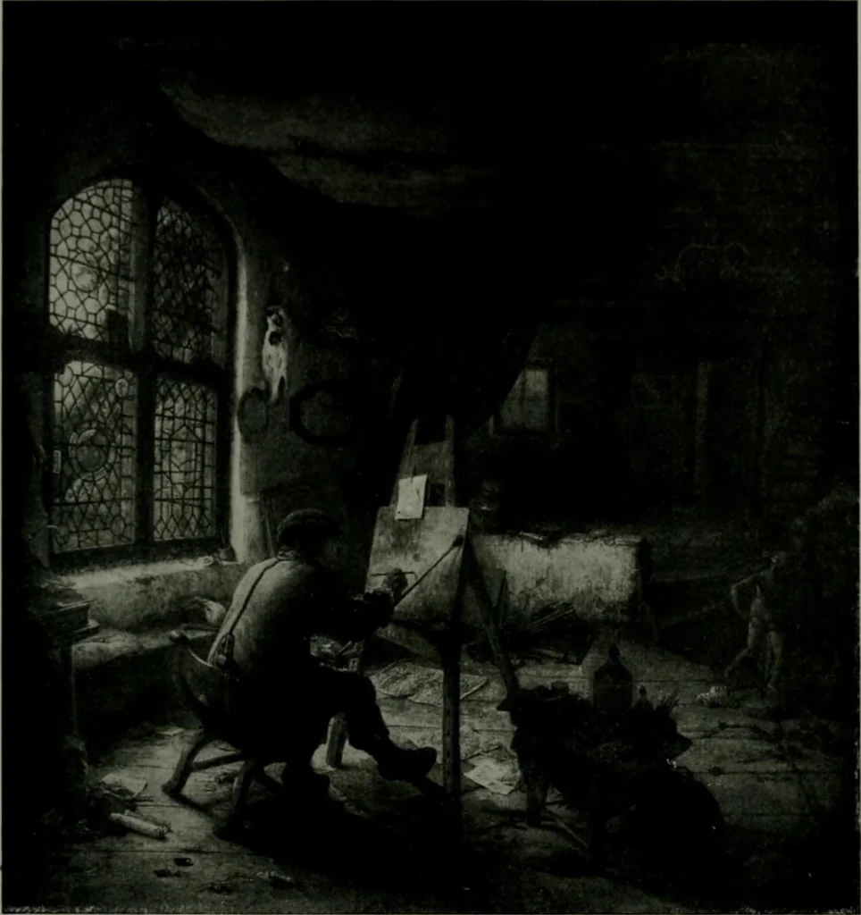 An illustration from The University Prints. Student series D. Art of the Netherlands and Germany; five hundred reproductions illustrating the Flemish, Dutch, and German schools of painting, from the early fifteenth to the eighteenth century; German sculpture from the eleventh to the seventeenth century, 1907, leaf 282