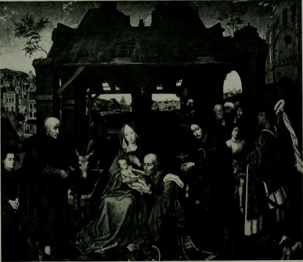 An illustration from The University Prints. Student series D. Art of the Netherlands and Germany; five hundred reproductions illustrating the Flemish, Dutch, and German schools of painting, from the early fifteenth to the eighteenth century; German sculpture from the eleventh to the seventeenth century, 1907, leaf 31