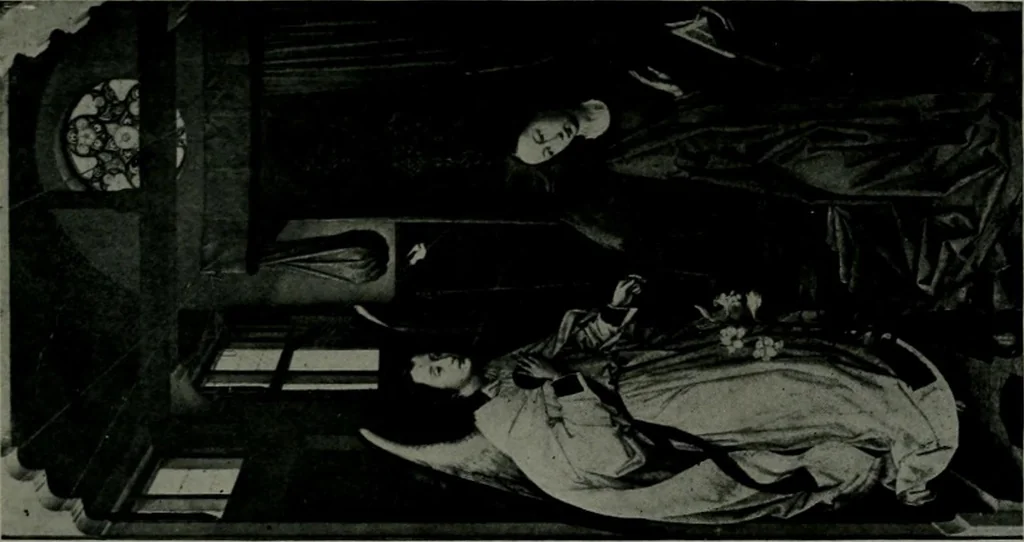 An illustration from The University Prints. Student series D. Art of the Netherlands and Germany; five hundred reproductions illustrating the Flemish, Dutch, and German schools of painting, from the early fifteenth to the eighteenth century; German sculpture from the eleventh to the seventeenth century, 1907, leaf 32