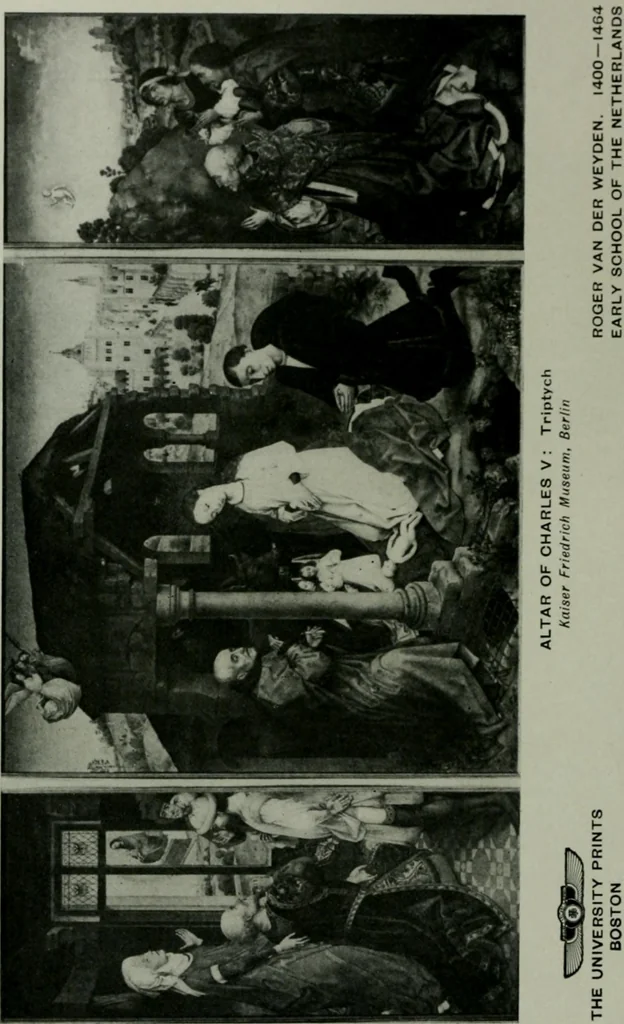 An illustration from The University Prints. Student series D. Art of the Netherlands and Germany; five hundred reproductions illustrating the Flemish, Dutch, and German schools of painting, from the early fifteenth to the eighteenth century; German sculpture from the eleventh to the seventeenth century, 1907, leaf 33