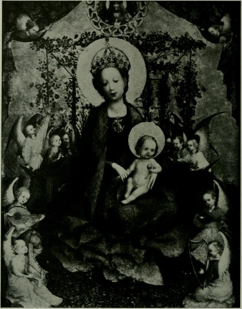 An illustration from The University Prints. Student series D. Art of the Netherlands and Germany; five hundred reproductions illustrating the Flemish, Dutch, and German schools of painting, from the early fifteenth to the eighteenth century; German sculpture from the eleventh to the seventeenth century, 1907, leaf 377