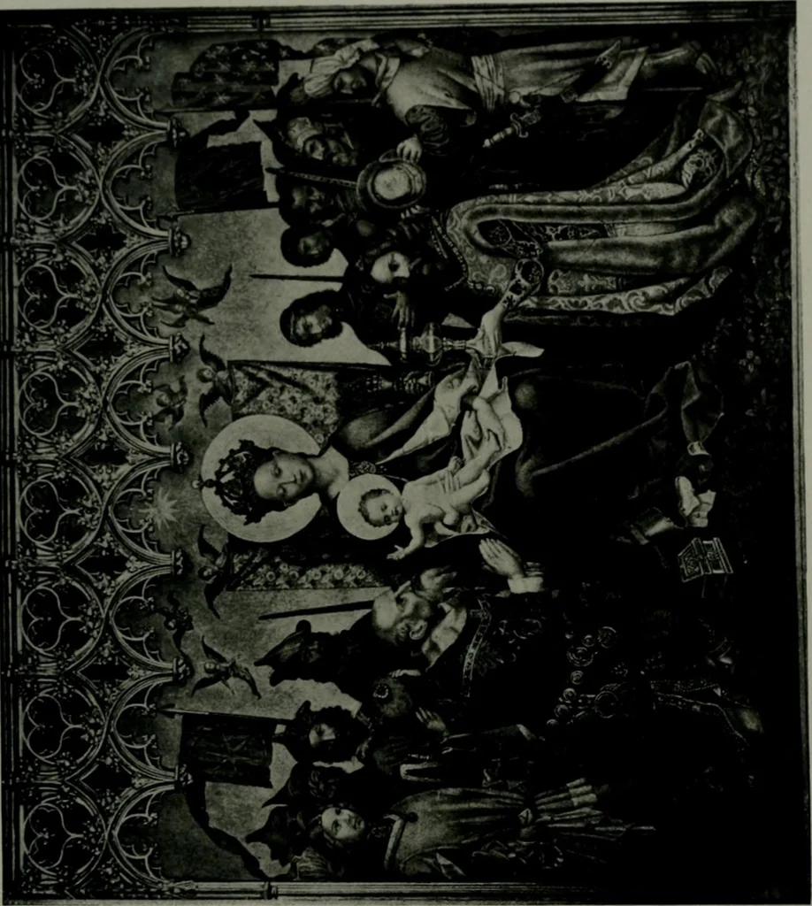 An illustration from The University Prints. Student series D. Art of the Netherlands and Germany; five hundred reproductions illustrating the Flemish, Dutch, and German schools of painting, from the early fifteenth to the eighteenth century; German sculpture from the eleventh to the seventeenth century, 1907, leaf 378