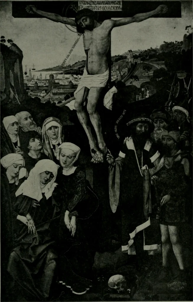 An illustration from The University Prints. Student series D. Art of the Netherlands and Germany; five hundred reproductions illustrating the Flemish, Dutch, and German schools of painting, from the early fifteenth to the eighteenth century; German sculpture from the eleventh to the seventeenth century, 1907, leaf 386