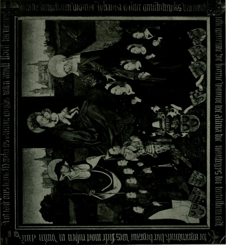 An illustration from The University Prints. Student series D. Art of the Netherlands and Germany; five hundred reproductions illustrating the Flemish, Dutch, and German schools of painting, from the early fifteenth to the eighteenth century; German sculpture from the eleventh to the seventeenth century, 1907, leaf 39