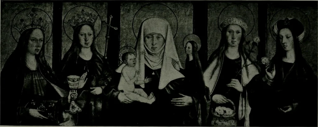 An illustration from The University Prints. Student series D. Art of the Netherlands and Germany; five hundred reproductions illustrating the Flemish, Dutch, and German schools of painting, from the early fifteenth to the eighteenth century; German sculpture from the eleventh to the seventeenth century, 1907, leaf 390