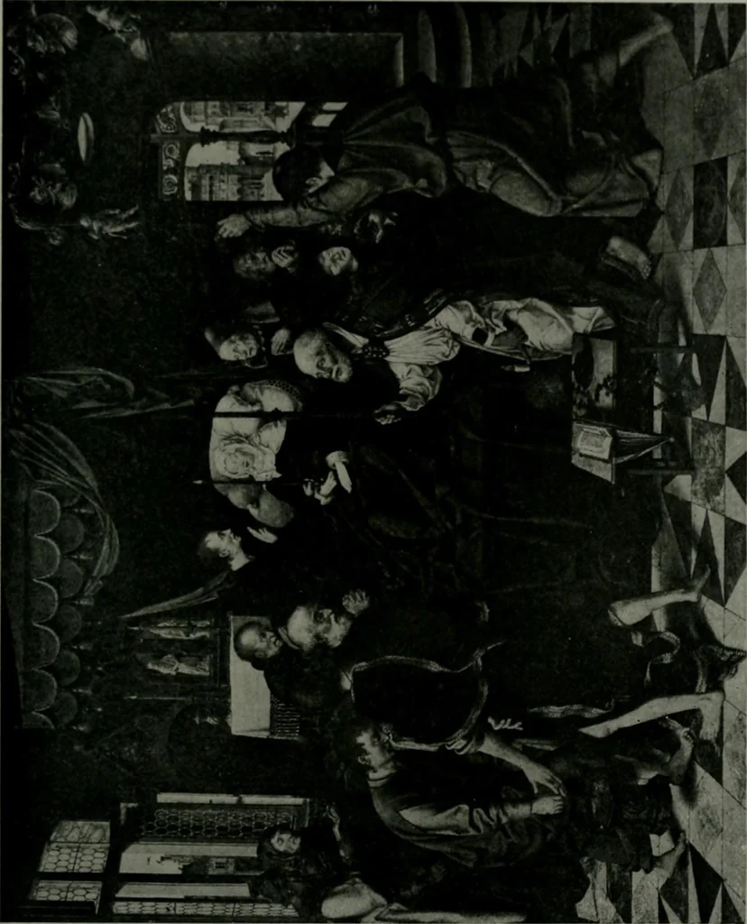 An illustration from The University Prints. Student series D. Art of the Netherlands and Germany; five hundred reproductions illustrating the Flemish, Dutch, and German schools of painting, from the early fifteenth to the eighteenth century; German sculpture from the eleventh to the seventeenth century, 1907, leaf 394