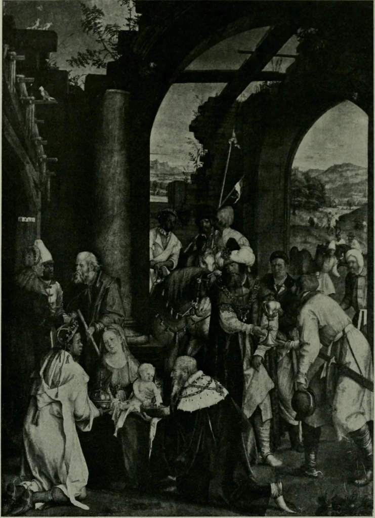 An illustration from The University Prints. Student series D. Art of the Netherlands and Germany; five hundred reproductions illustrating the Flemish, Dutch, and German schools of painting, from the early fifteenth to the eighteenth century; German sculpture from the eleventh to the seventeenth century, 1907, leaf 397