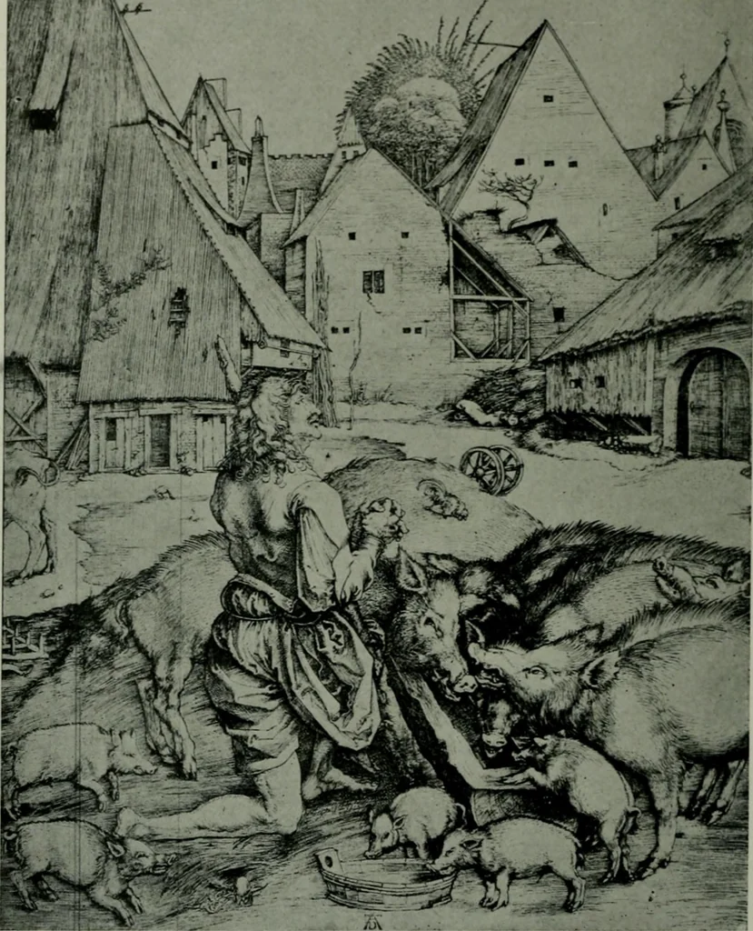 An illustration from The University Prints. Student series D. Art of the Netherlands and Germany; five hundred reproductions illustrating the Flemish, Dutch, and German schools of painting, from the early fifteenth to the eighteenth century; German sculpture from the eleventh to the seventeenth century, 1907, leaf 399