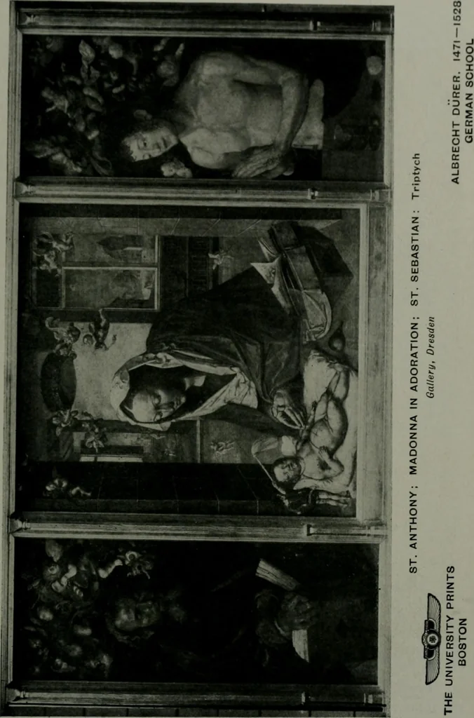 An illustration from The University Prints. Student series D. Art of the Netherlands and Germany; five hundred reproductions illustrating the Flemish, Dutch, and German schools of painting, from the early fifteenth to the eighteenth century; German sculpture from the eleventh to the seventeenth century, 1907, leaf 400
