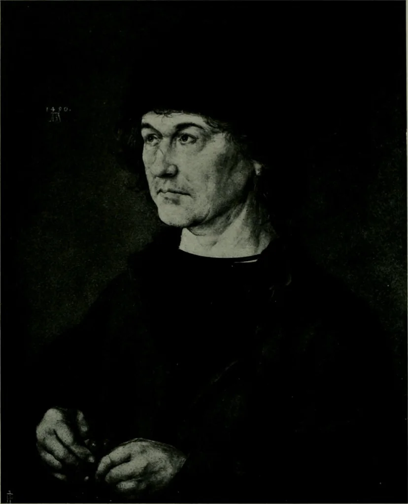 An illustration from The University Prints. Student series D. Art of the Netherlands and Germany; five hundred reproductions illustrating the Flemish, Dutch, and German schools of painting, from the early fifteenth to the eighteenth century; German sculpture from the eleventh to the seventeenth century, 1907, leaf 401
