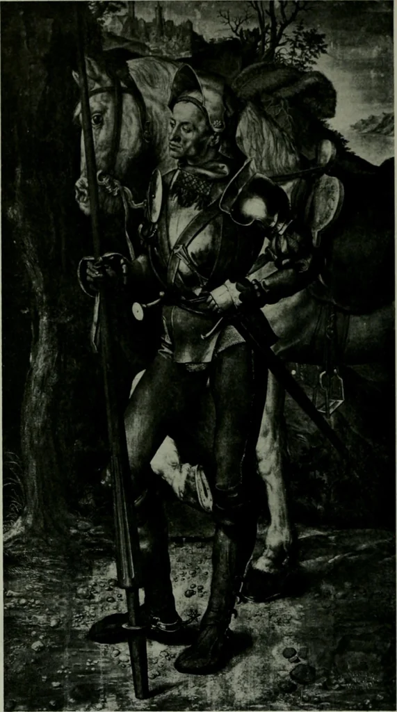 An illustration from The University Prints. Student series D. Art of the Netherlands and Germany; five hundred reproductions illustrating the Flemish, Dutch, and German schools of painting, from the early fifteenth to the eighteenth century; German sculpture from the eleventh to the seventeenth century, 1907, leaf 405