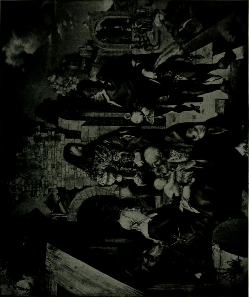 An illustration from The University Prints. Student series D. Art of the Netherlands and Germany; five hundred reproductions illustrating the Flemish, Dutch, and German schools of painting, from the early fifteenth to the eighteenth century; German sculpture from the eleventh to the seventeenth century, 1907, leaf 406