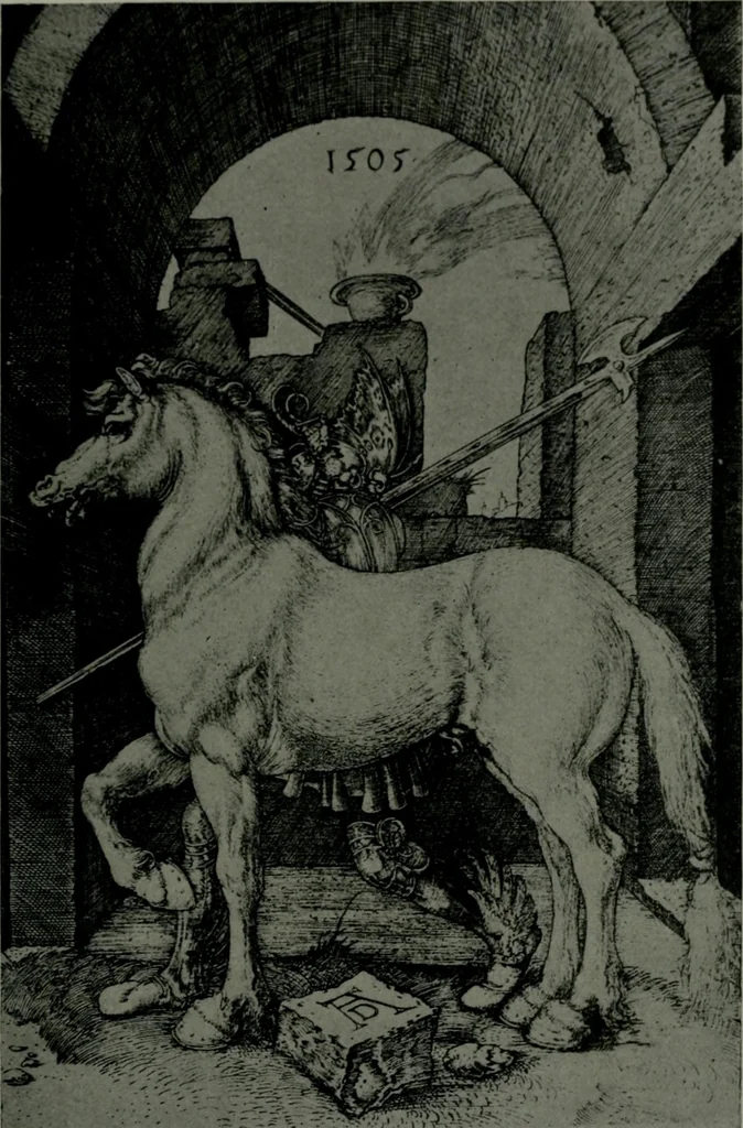 An illustration from The University Prints. Student series D. Art of the Netherlands and Germany; five hundred reproductions illustrating the Flemish, Dutch, and German schools of painting, from the early fifteenth to the eighteenth century; German sculpture from the eleventh to the seventeenth century, 1907, leaf 408