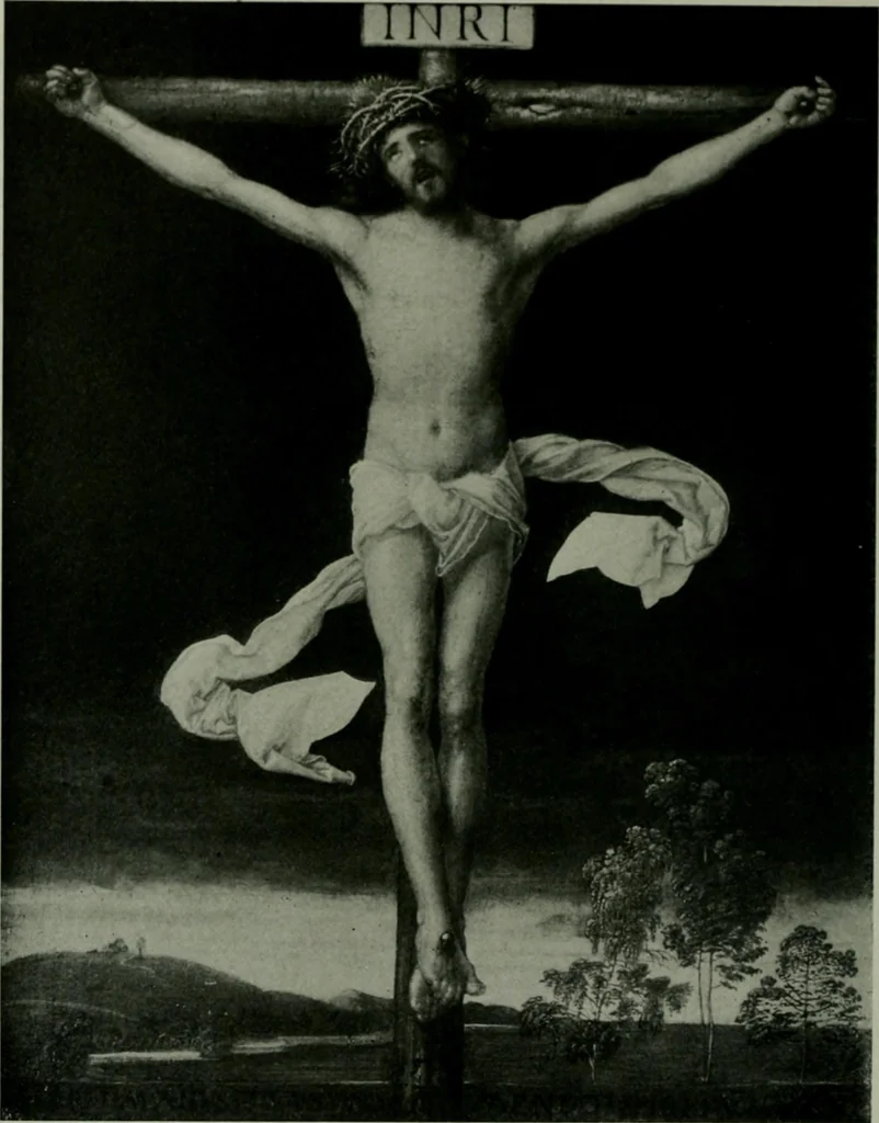 An illustration from The University Prints. Student series D. Art of the Netherlands and Germany; five hundred reproductions illustrating the Flemish, Dutch, and German schools of painting, from the early fifteenth to the eighteenth century; German sculpture from the eleventh to the seventeenth century, 1907, leaf 411