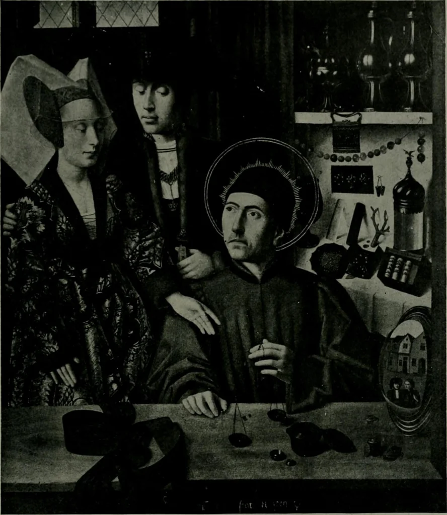 An illustration from The University Prints. Student series D. Art of the Netherlands and Germany; five hundred reproductions illustrating the Flemish, Dutch, and German schools of painting, from the early fifteenth to the eighteenth century; German sculpture from the eleventh to the seventeenth century, 1907, leaf 42