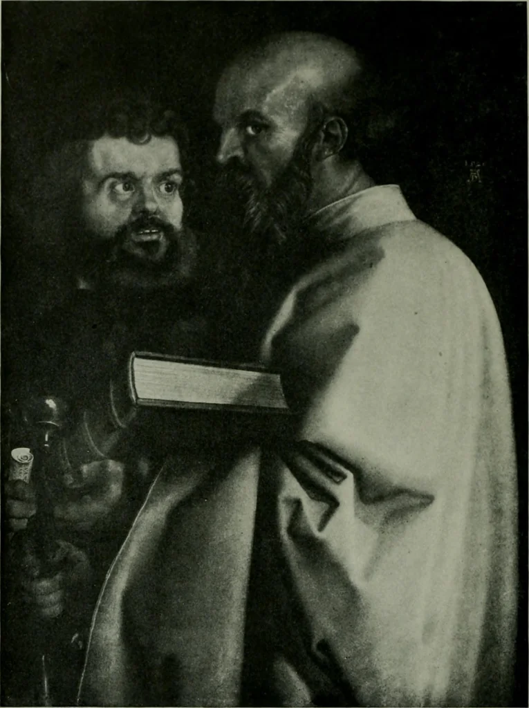 An illustration from The University Prints. Student series D. Art of the Netherlands and Germany; five hundred reproductions illustrating the Flemish, Dutch, and German schools of painting, from the early fifteenth to the eighteenth century; German sculpture from the eleventh to the seventeenth century, 1907, leaf 425