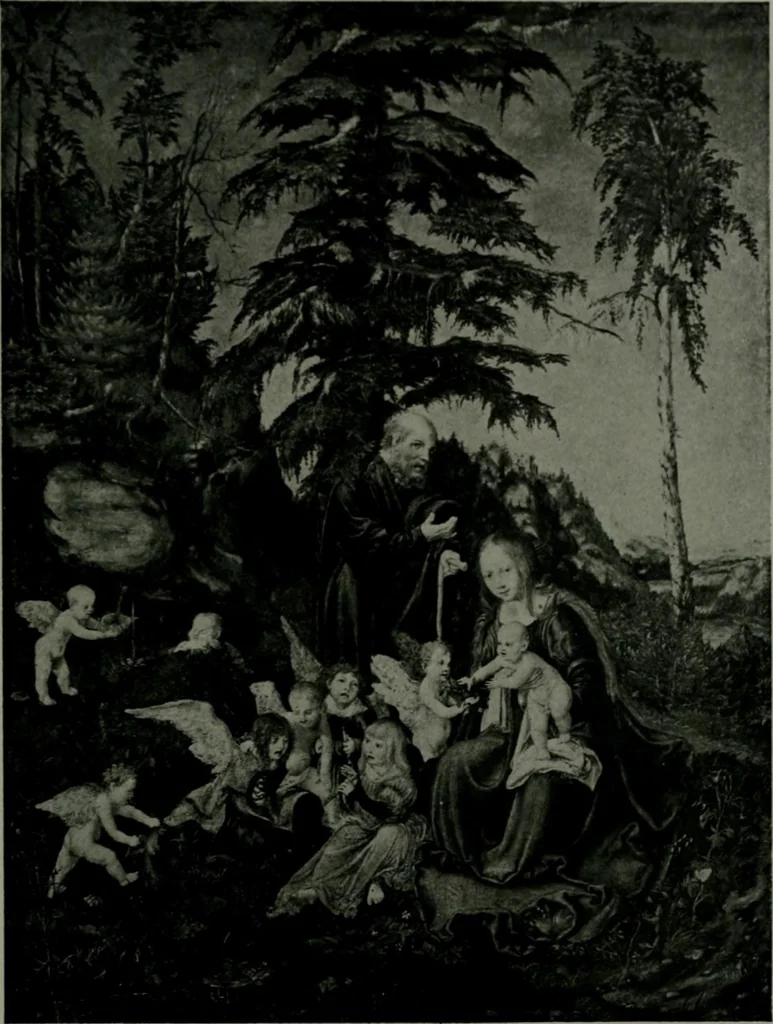 An illustration from The University Prints. Student series D. Art of the Netherlands and Germany; five hundred reproductions illustrating the Flemish, Dutch, and German schools of painting, from the early fifteenth to the eighteenth century; German sculpture from the eleventh to the seventeenth century, 1907, leaf 426