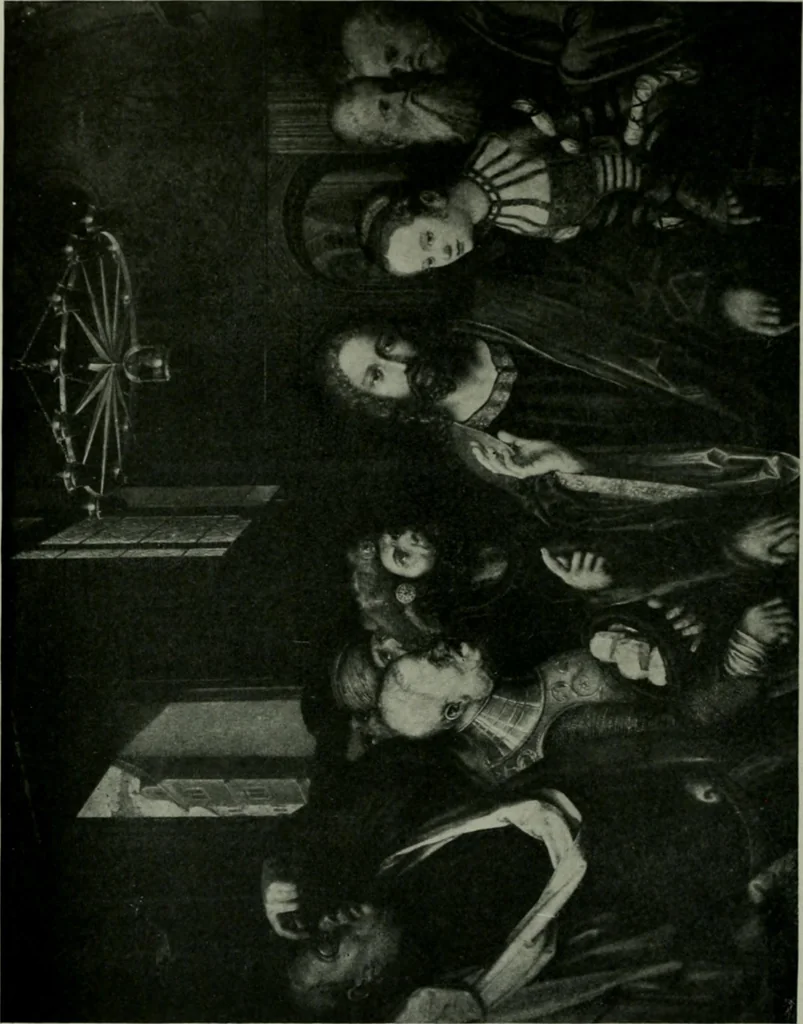 An illustration from The University Prints. Student series D. Art of the Netherlands and Germany; five hundred reproductions illustrating the Flemish, Dutch, and German schools of painting, from the early fifteenth to the eighteenth century; German sculpture from the eleventh to the seventeenth century, 1907, leaf 429