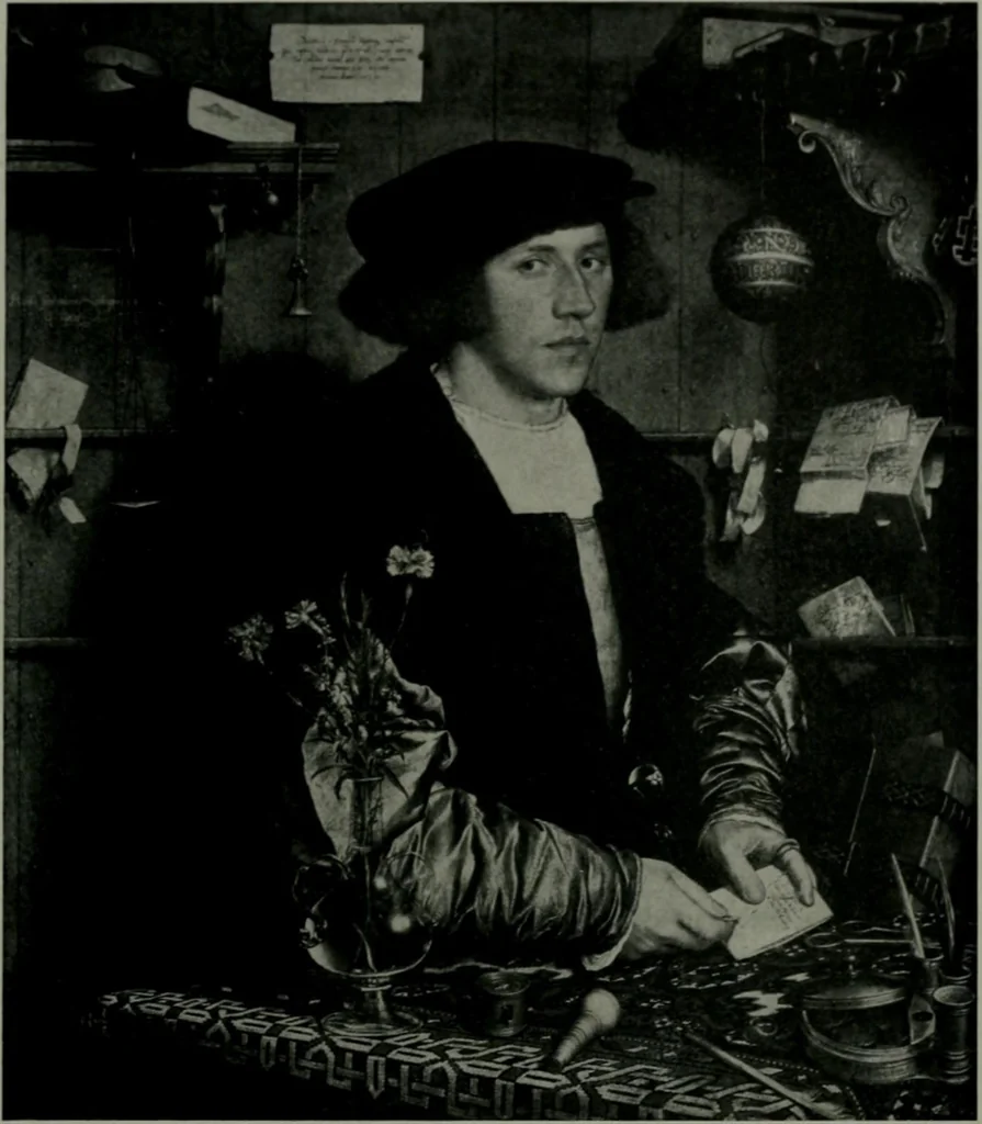 An illustration from The University Prints. Student series D. Art of the Netherlands and Germany; five hundred reproductions illustrating the Flemish, Dutch, and German schools of painting, from the early fifteenth to the eighteenth century; German sculpture from the eleventh to the seventeenth century, 1907, leaf 446