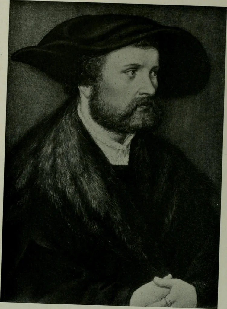 An illustration from The University Prints. Student series D. Art of the Netherlands and Germany; five hundred reproductions illustrating the Flemish, Dutch, and German schools of painting, from the early fifteenth to the eighteenth century; German sculpture from the eleventh to the seventeenth century, 1907, leaf 455