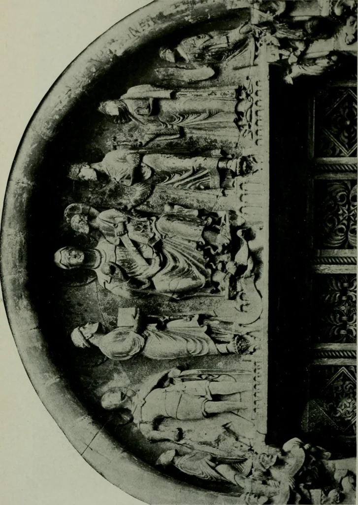 An illustration from The University Prints. Student series D. Art of the Netherlands and Germany; five hundred reproductions illustrating the Flemish, Dutch, and German schools of painting, from the early fifteenth to the eighteenth century; German sculpture from the eleventh to the seventeenth century, 1907, leaf 467
