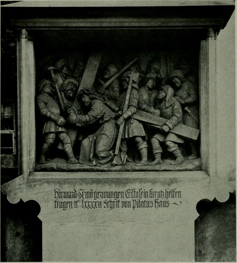 An illustration from The University Prints. Student series D. Art of the Netherlands and Germany; five hundred reproductions illustrating the Flemish, Dutch, and German schools of painting, from the early fifteenth to the eighteenth century; German sculpture from the eleventh to the seventeenth century, 1907, leaf 487