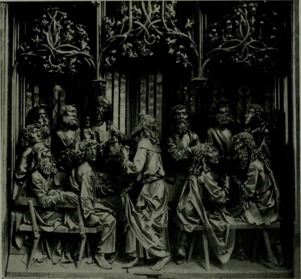 An illustration from The University Prints. Student series D. Art of the Netherlands and Germany; five hundred reproductions illustrating the Flemish, Dutch, and German schools of painting, from the early fifteenth to the eighteenth century; German sculpture from the eleventh to the seventeenth century, 1907, leaf 494