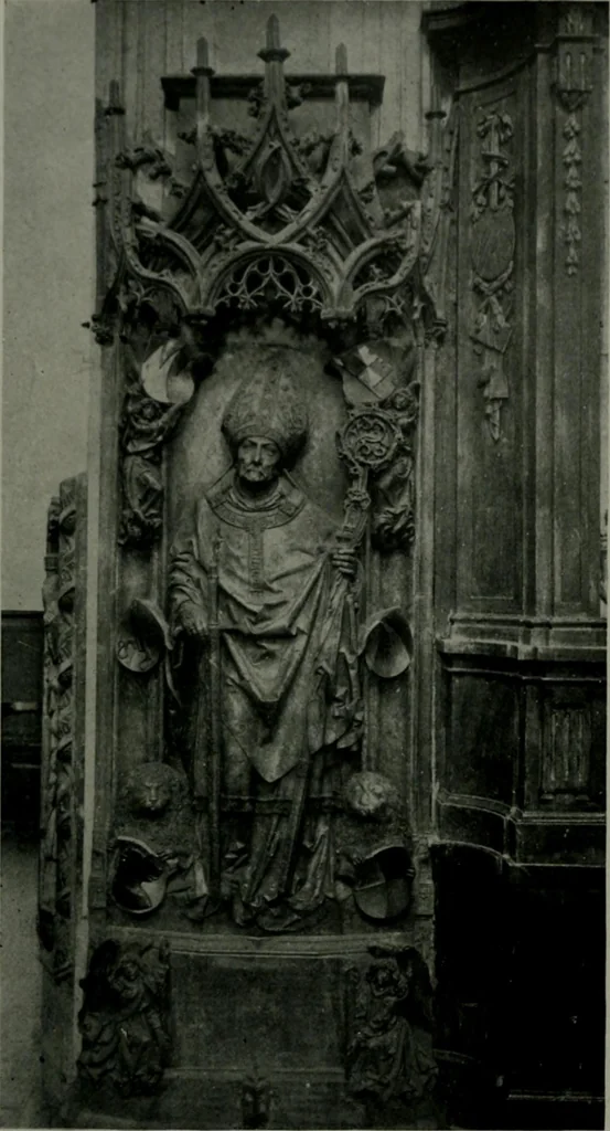 An illustration from The University Prints. Student series D. Art of the Netherlands and Germany; five hundred reproductions illustrating the Flemish, Dutch, and German schools of painting, from the early fifteenth to the eighteenth century; German sculpture from the eleventh to the seventeenth century, 1907, leaf 496