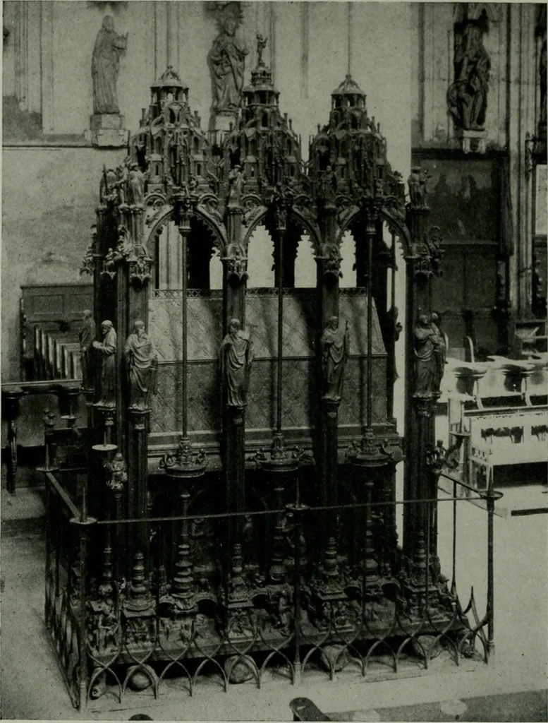 An illustration from The University Prints. Student series D. Art of the Netherlands and Germany; five hundred reproductions illustrating the Flemish, Dutch, and German schools of painting, from the early fifteenth to the eighteenth century; German sculpture from the eleventh to the seventeenth century, 1907, leaf 497