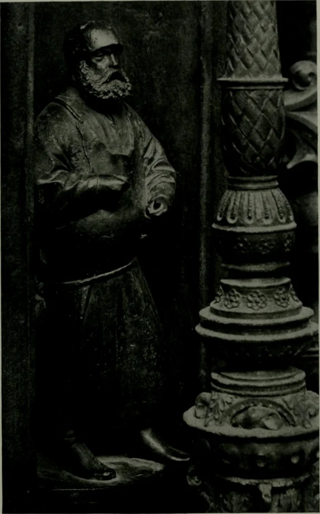 An illustration from The University Prints. Student series D. Art of the Netherlands and Germany; five hundred reproductions illustrating the Flemish, Dutch, and German schools of painting, from the early fifteenth to the eighteenth century; German sculpture from the eleventh to the seventeenth century, 1907, leaf 498