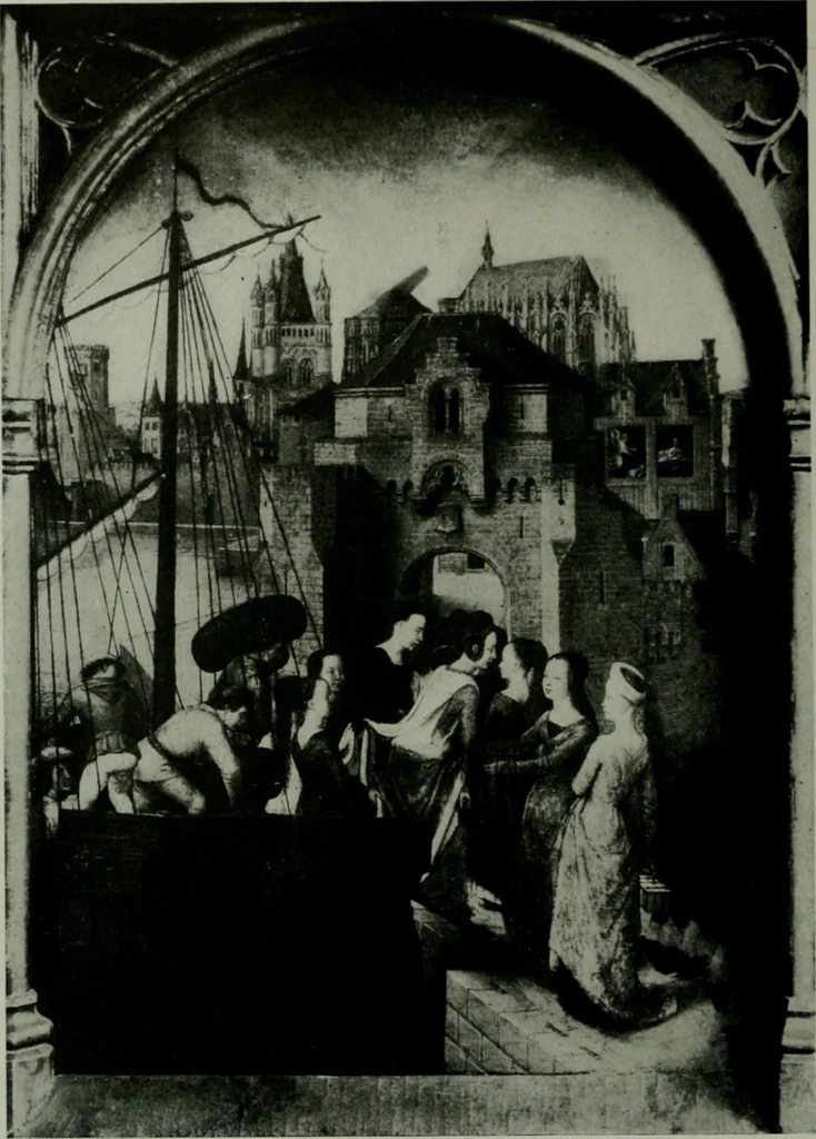 An illustration from The University Prints. Student series D. Art of the Netherlands and Germany; five hundred reproductions illustrating the Flemish, Dutch, and German schools of painting, from the early fifteenth to the eighteenth century; German sculpture from the eleventh to the seventeenth century, 1907, leaf 51