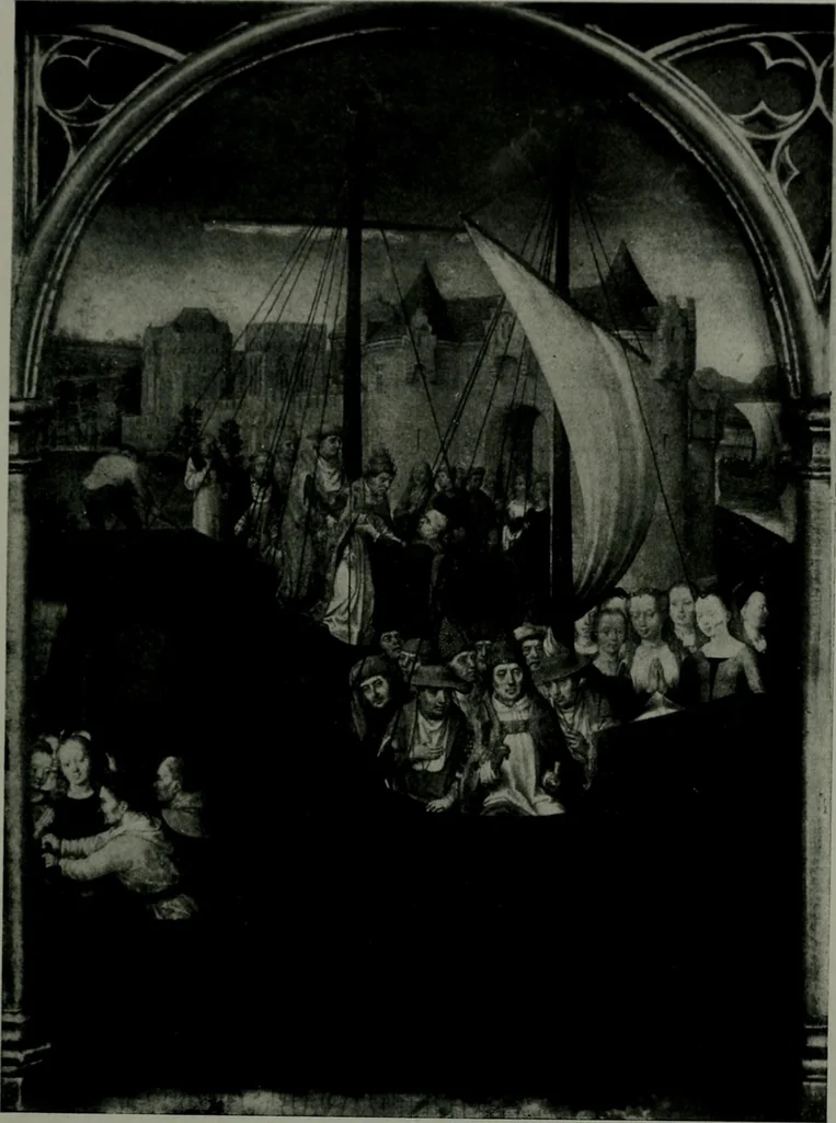 An illustration from The University Prints. Student series D. Art of the Netherlands and Germany; five hundred reproductions illustrating the Flemish, Dutch, and German schools of painting, from the early fifteenth to the eighteenth century; German sculpture from the eleventh to the seventeenth century, 1907, leaf 52