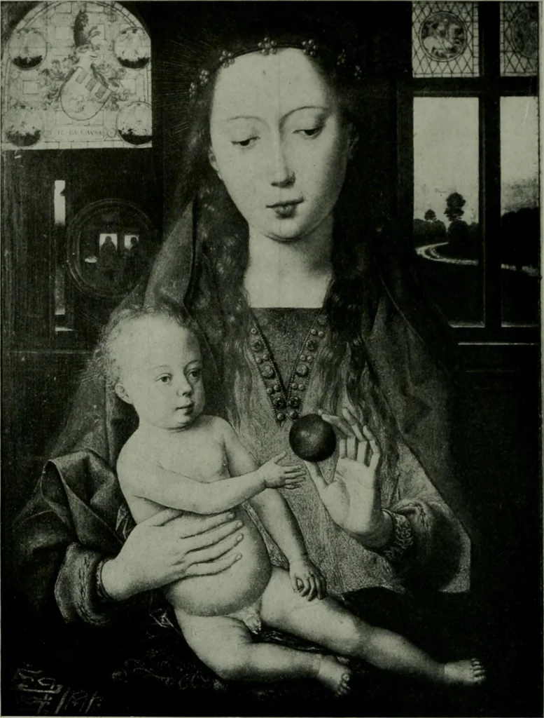 An illustration from The University Prints. Student series D. Art of the Netherlands and Germany; five hundred reproductions illustrating the Flemish, Dutch, and German schools of painting, from the early fifteenth to the eighteenth century; German sculpture from the eleventh to the seventeenth century, 1907, leaf 55
