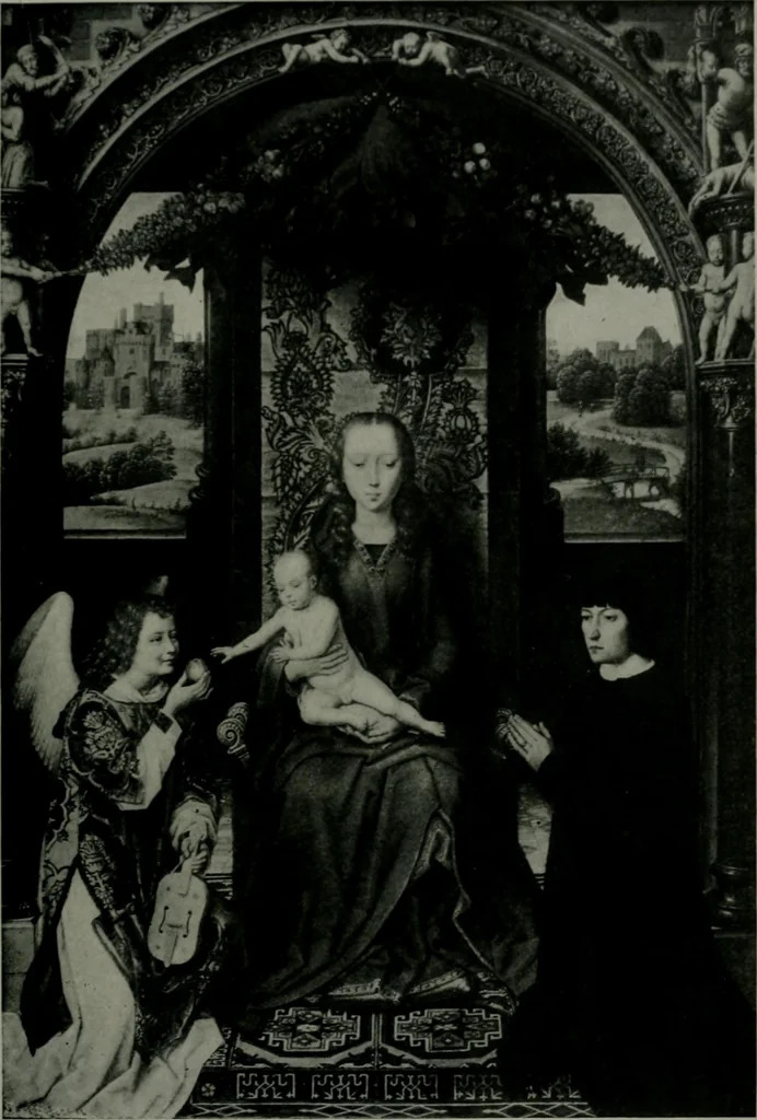 An illustration from The University Prints. Student series D. Art of the Netherlands and Germany; five hundred reproductions illustrating the Flemish, Dutch, and German schools of painting, from the early fifteenth to the eighteenth century; German sculpture from the eleventh to the seventeenth century, 1907, leaf 56