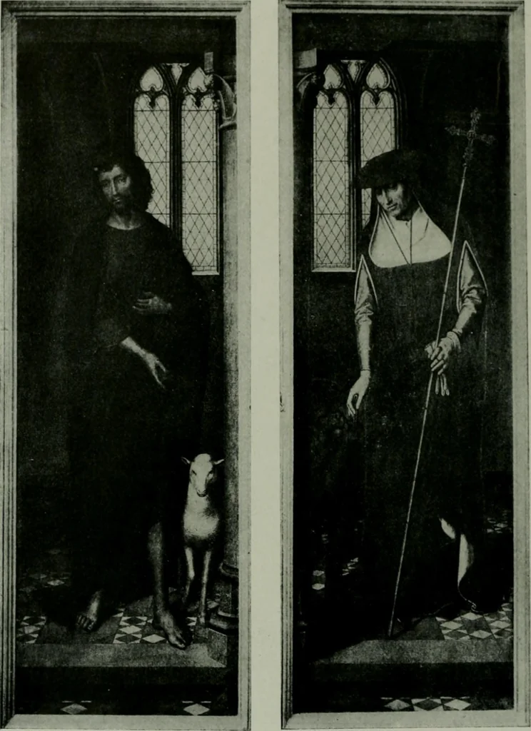 An illustration from The University Prints. Student series D. Art of the Netherlands and Germany; five hundred reproductions illustrating the Flemish, Dutch, and German schools of painting, from the early fifteenth to the eighteenth century; German sculpture from the eleventh to the seventeenth century, 1907, leaf 57