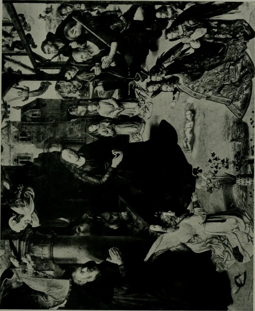 An illustration from The University Prints. Student series D. Art of the Netherlands and Germany; five hundred reproductions illustrating the Flemish, Dutch, and German schools of painting, from the early fifteenth to the eighteenth century; German sculpture from the eleventh to the seventeenth century, 1907, leaf 58
