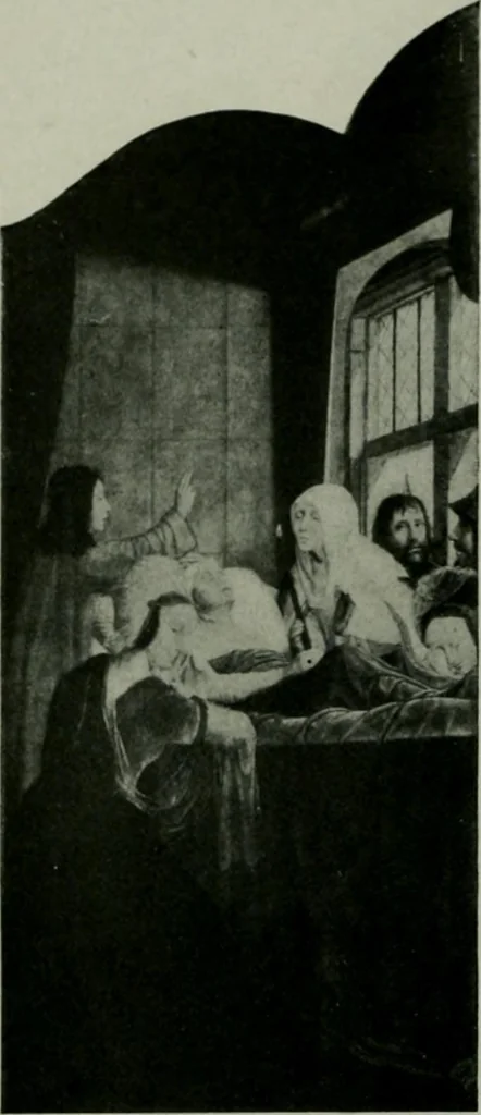 An illustration from The University Prints. Student series D. Art of the Netherlands and Germany; five hundred reproductions illustrating the Flemish, Dutch, and German schools of painting, from the early fifteenth to the eighteenth century; German sculpture from the eleventh to the seventeenth century, 1907, leaf 69