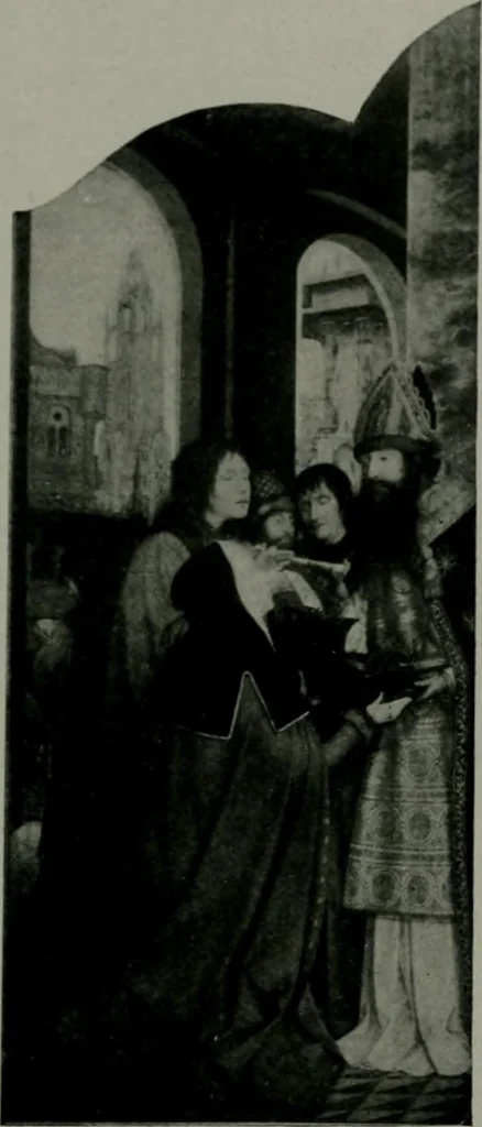 An illustration from The University Prints. Student series D. Art of the Netherlands and Germany; five hundred reproductions illustrating the Flemish, Dutch, and German schools of painting, from the early fifteenth to the eighteenth century; German sculpture from the eleventh to the seventeenth century, 1907, leaf 70