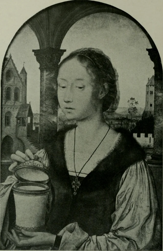 An illustration from The University Prints. Student series D. Art of the Netherlands and Germany; five hundred reproductions illustrating the Flemish, Dutch, and German schools of painting, from the early fifteenth to the eighteenth century; German sculpture from the eleventh to the seventeenth century, 1907, leaf 75
