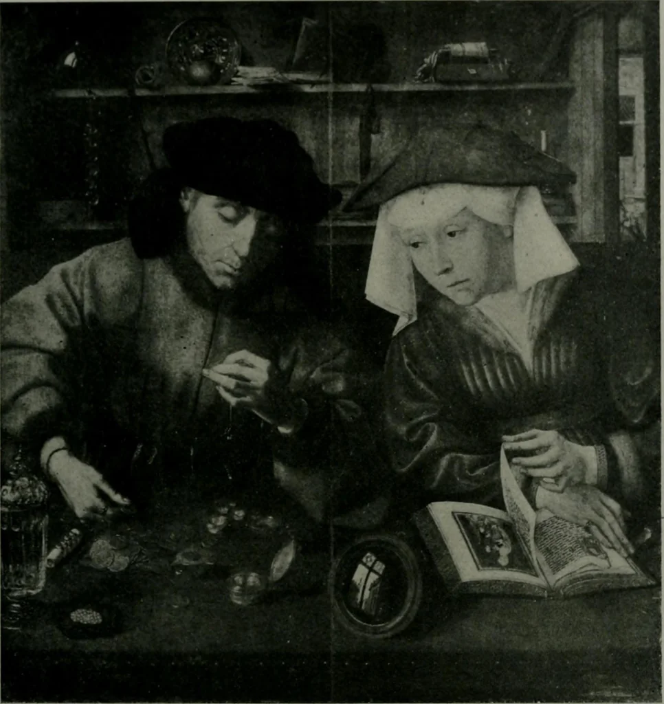 An illustration from The University Prints. Student series D. Art of the Netherlands and Germany; five hundred reproductions illustrating the Flemish, Dutch, and German schools of painting, from the early fifteenth to the eighteenth century; German sculpture from the eleventh to the seventeenth century, 1907, leaf 76