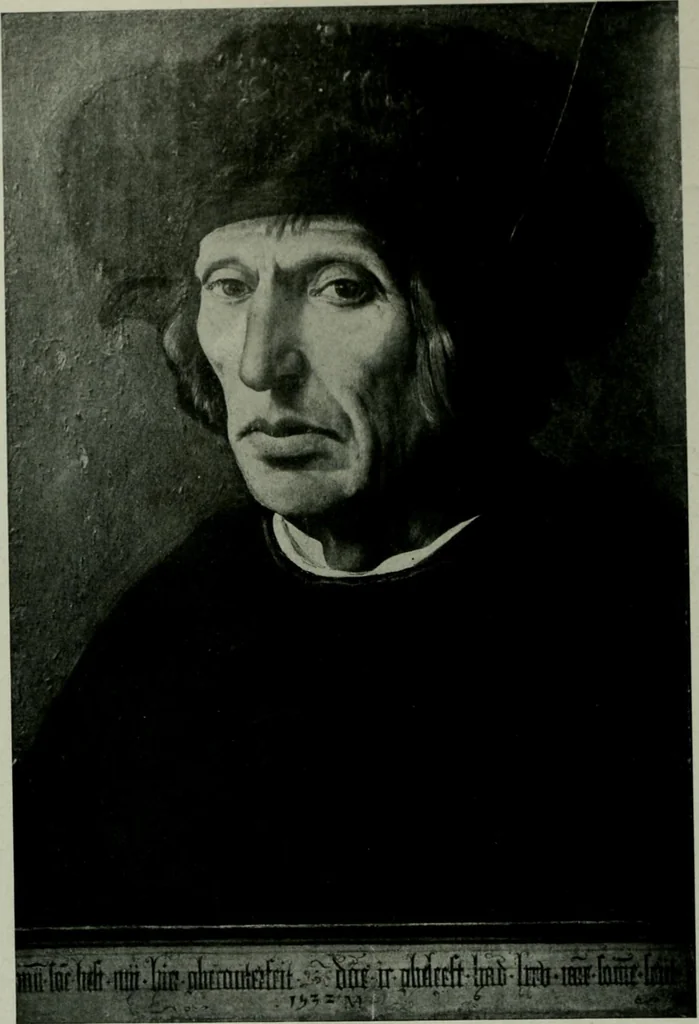 An illustration from The University Prints. Student series D. Art of the Netherlands and Germany; five hundred reproductions illustrating the Flemish, Dutch, and German schools of painting, from the early fifteenth to the eighteenth century; German sculpture from the eleventh to the seventeenth century, 1907, leaf 89