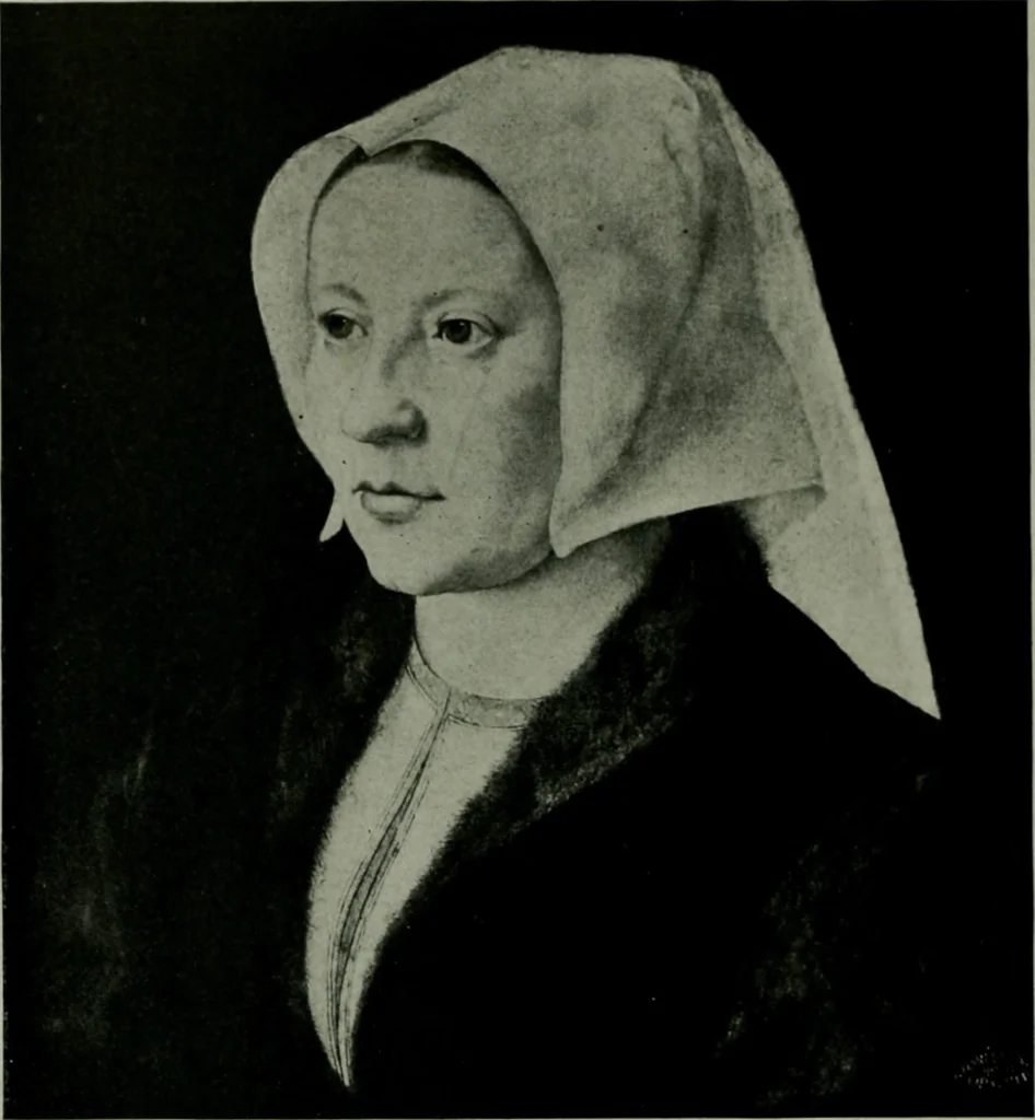 An illustration from The University Prints. Student series D. Art of the Netherlands and Germany; five hundred reproductions illustrating the Flemish, Dutch, and German schools of painting, from the early fifteenth to the eighteenth century; German sculpture from the eleventh to the seventeenth century, 1907, leaf 91