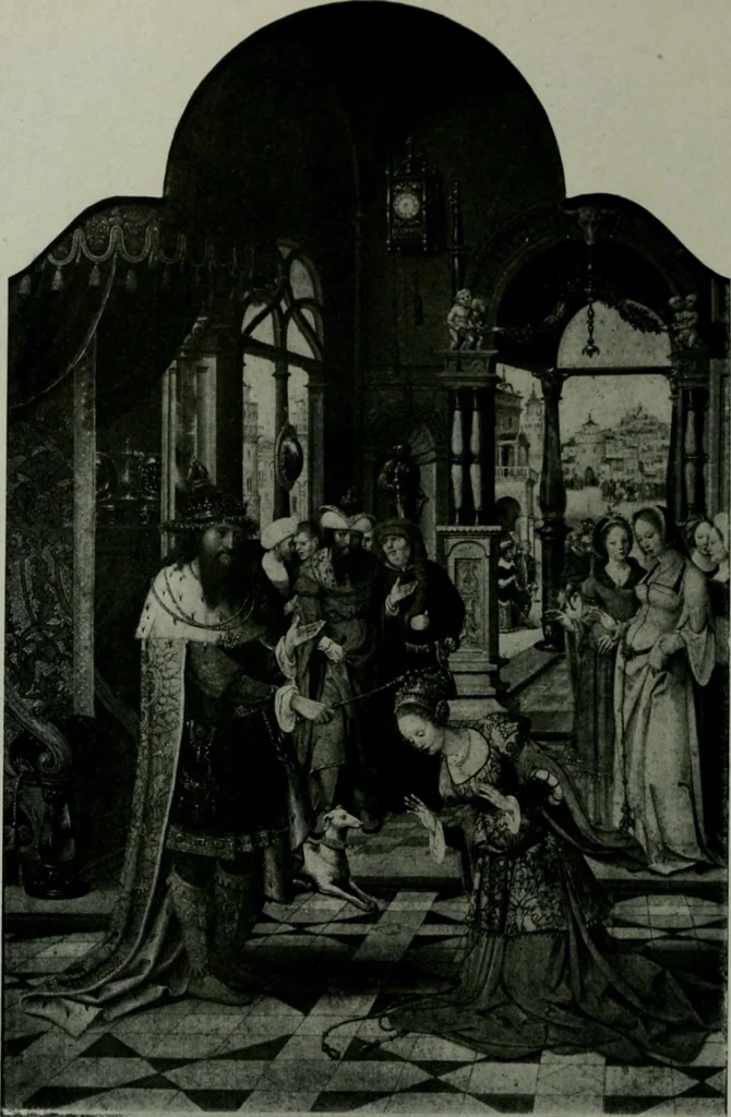 An illustration from The University Prints. Student series D. Art of the Netherlands and Germany; five hundred reproductions illustrating the Flemish, Dutch, and German schools of painting, from the early fifteenth to the eighteenth century; German sculpture from the eleventh to the seventeenth century, 1907, leaf 95