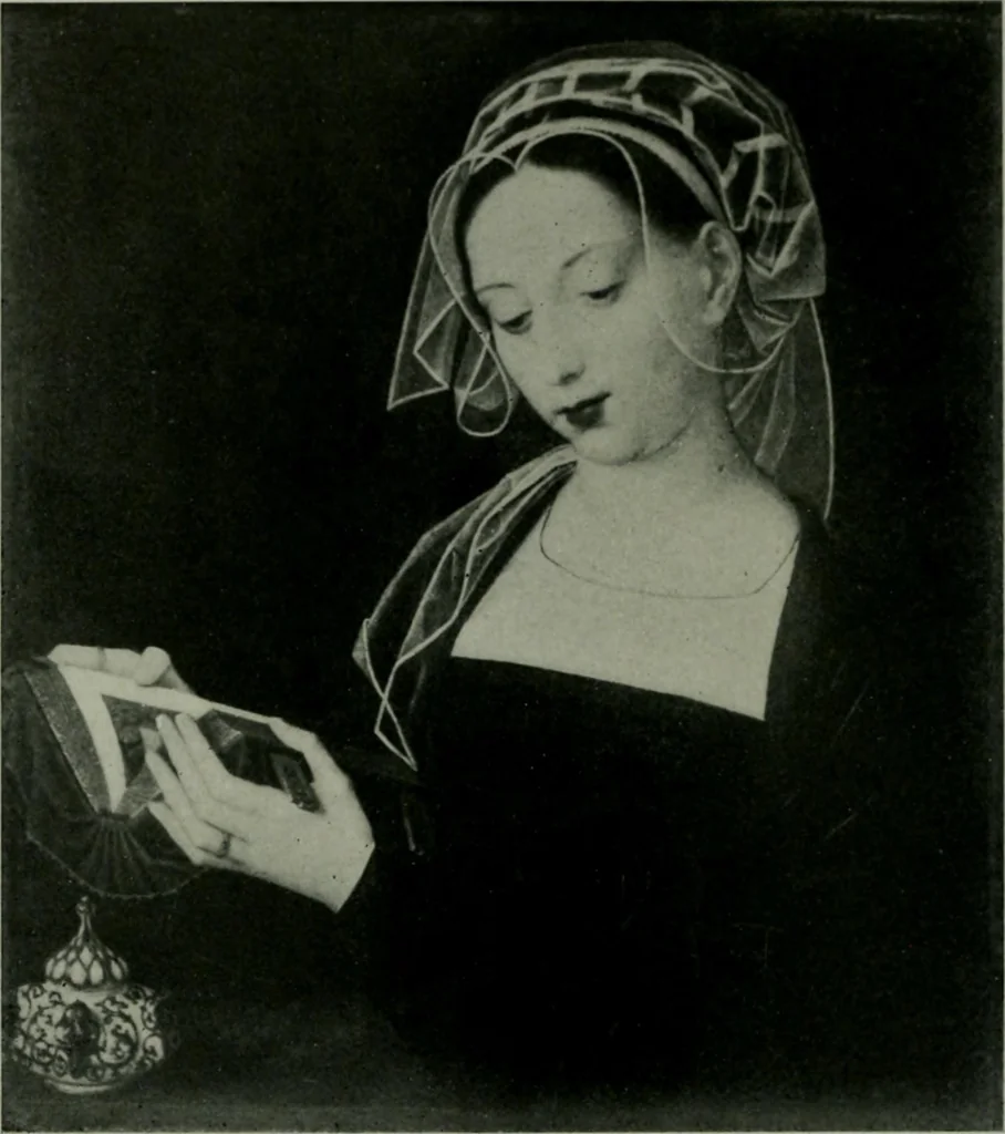 An illustration from The University Prints. Student series D. Art of the Netherlands and Germany; five hundred reproductions illustrating the Flemish, Dutch, and German schools of painting, from the early fifteenth to the eighteenth century; German sculpture from the eleventh to the seventeenth century, 1907, leaf 97