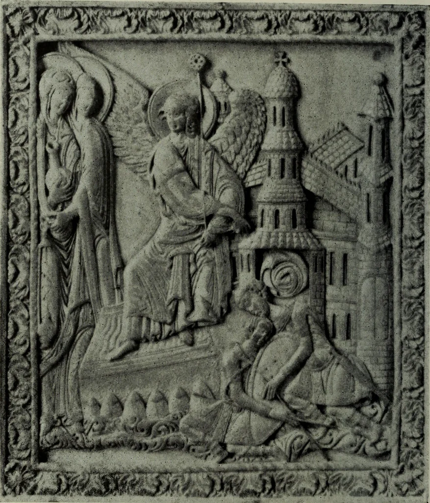 An illustration from University prints. Series B. Early Italian art; 500 plates to accompany Outlines for the study of art, volume 1, 1916, leaf 395