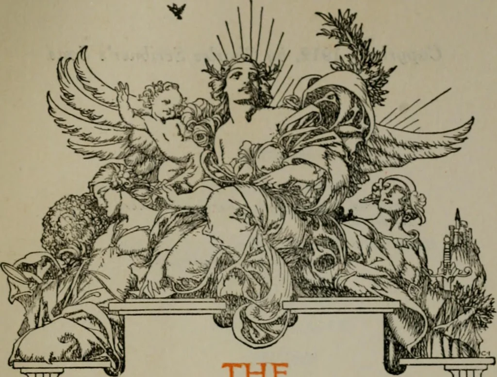 An illustration from The unknown quantity : a book of romance and some half-told tales, 1912, leaf 10